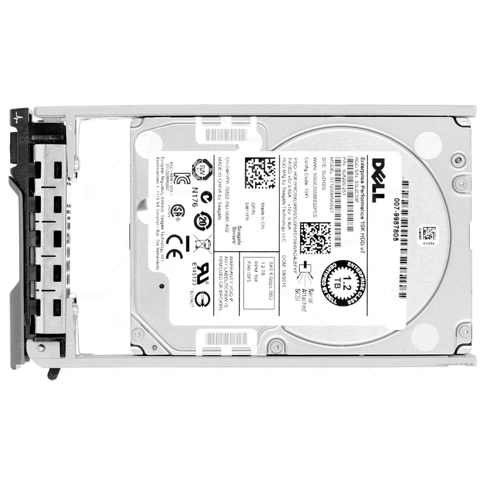 4RYFR  DELL HDD 1.2TB 10K SAS 6G 2.5" SFF